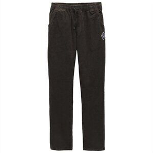 Prana Heritage Corduroy Pants - Size S 30" inseam dark grey elastic waistband